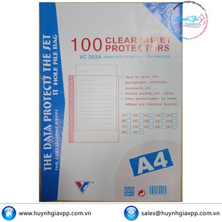 Bìa lỗ 380g A4 (100 cái/xấp)