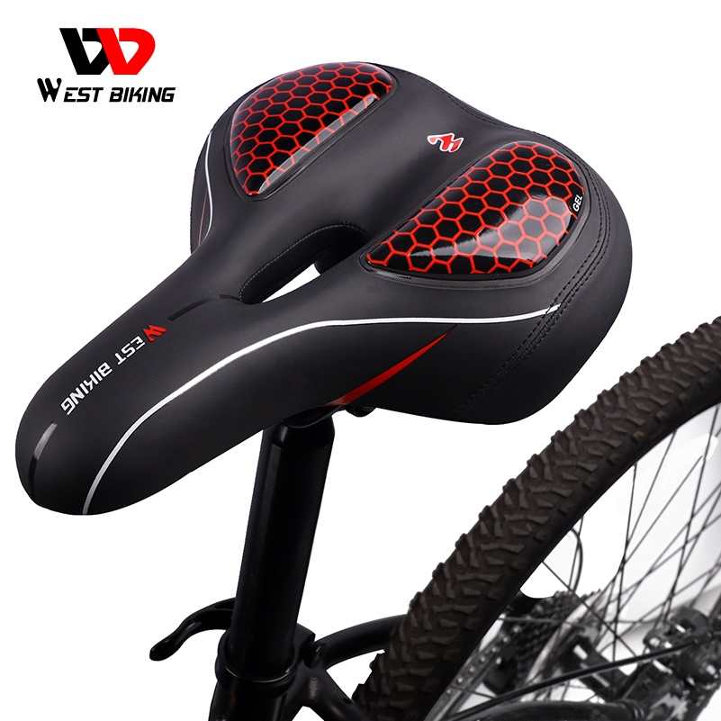 Yên silicon WEST BIKING dày giúp giảm xóc cho xe đạp