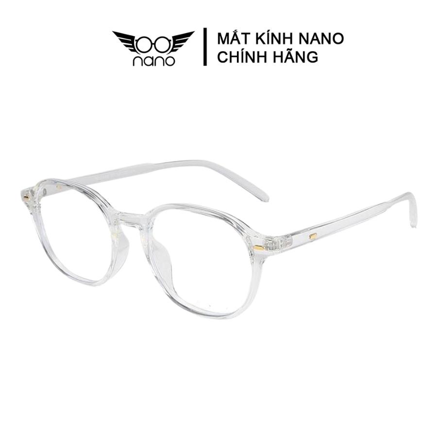 Gọng kính cận nam nữ, kính gọng dẻo MKSV 30028 gọng đa giác bền bĩ phong cách Hàn Quốc chống tia UV