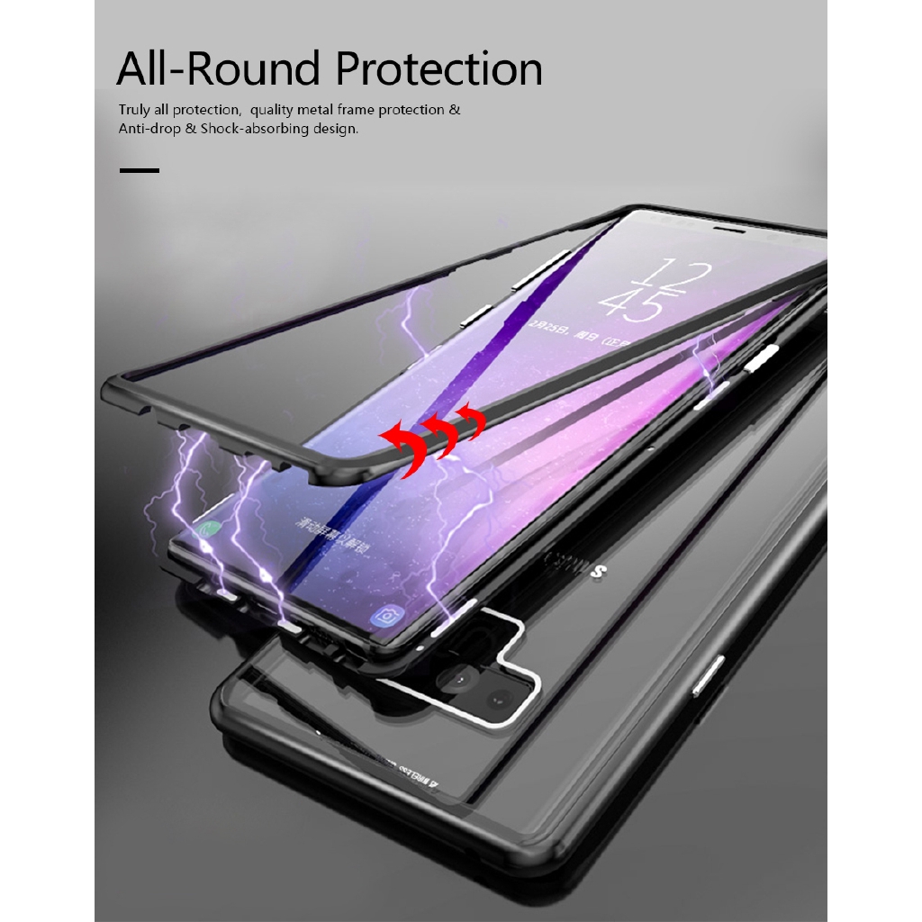 Ốp điện thoại kết hợp kính cường lực chuyên dụng cho Samsung Note 9