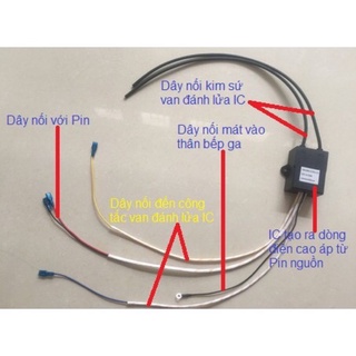 IC ĐIỆN TỬ ĐÁNH LỬA BẾP GAS ÂM DƯƠNG 2 LÒ