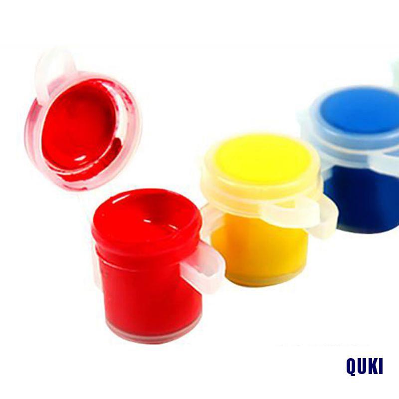 Set màu vẽ acrylic chuyên dụng dùng vẽ tường/ vải/ quần áo NoBrand