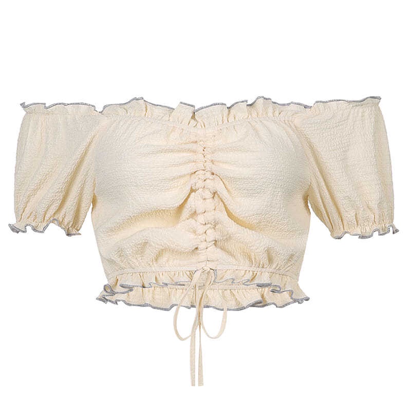 Set áo hai dây phối túi phong cách ngọt ngào cho nữ | BigBuy360 - bigbuy360.vn