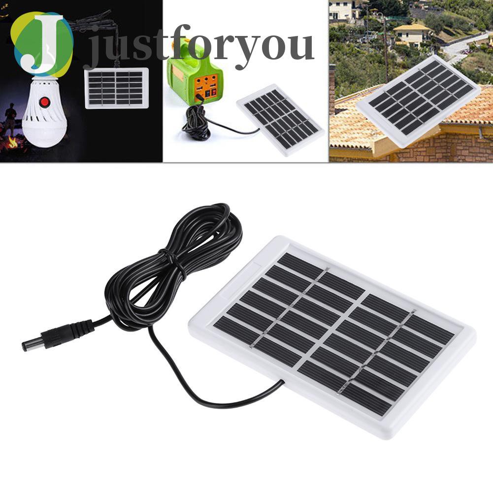 Tấm Pin Năng Lượng Mặt Trời Polycrystalline Dc Justforyou2 6v 1.2w