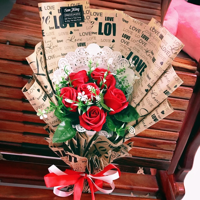 Bó hoa sáp thơm cao cấp