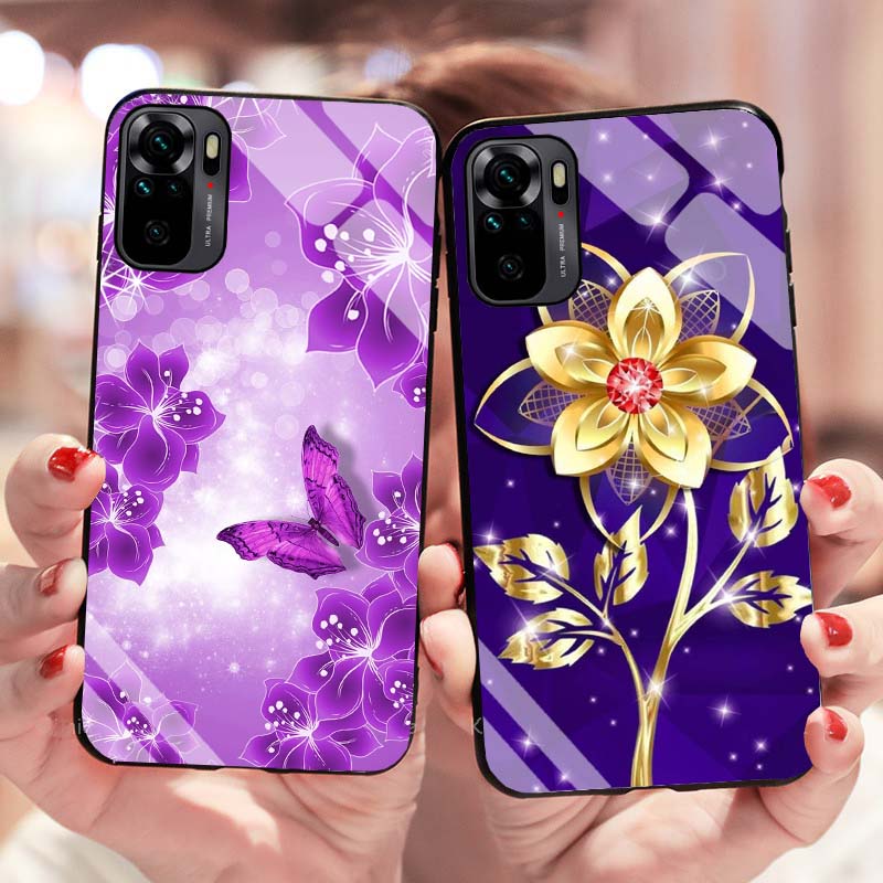 Ốp Lưng Xiaomi Redmi Note 10, Note 10s, Note 10 Pro, Note 10 5G Lưng Kính Cường Lực Mới Nhất