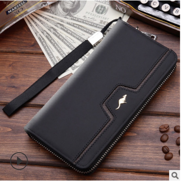 Ví Nam Nữ Unisex Cao Cấp HENGSHENG - Ví Dài - Bóp Đứng Dài - Long Section )