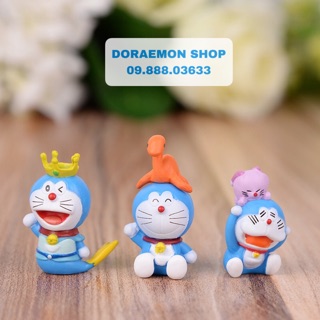 Bộ Mô Hình Mini Doremon Doraemon Ôm Đồ chơi
