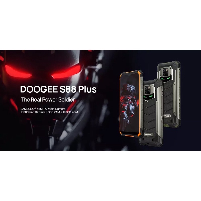 Điện thoại Doogee S88 Plus tặng ốp lưng