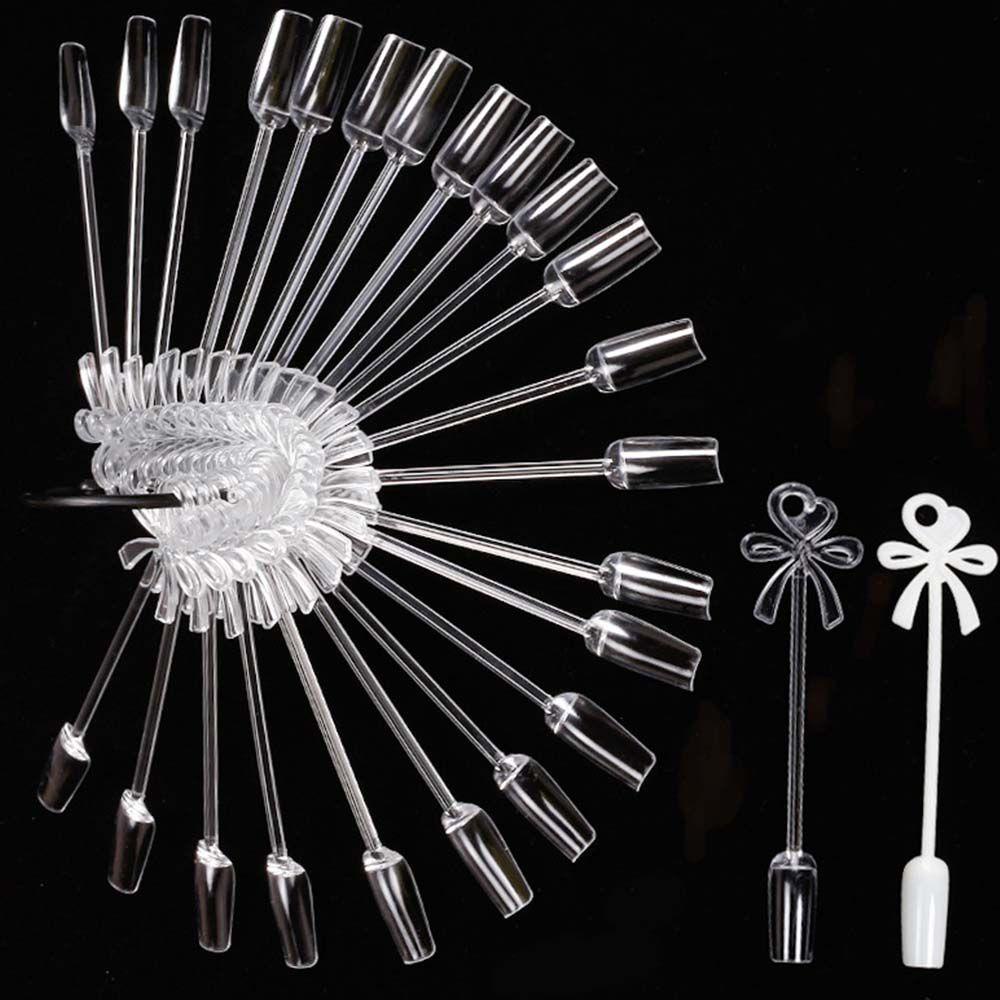 Giá Đỡ Trưng Bày Móng Tay Giả Hình Quạt Gấp Gọn Được Tiện Lợi Dành Cho Salon