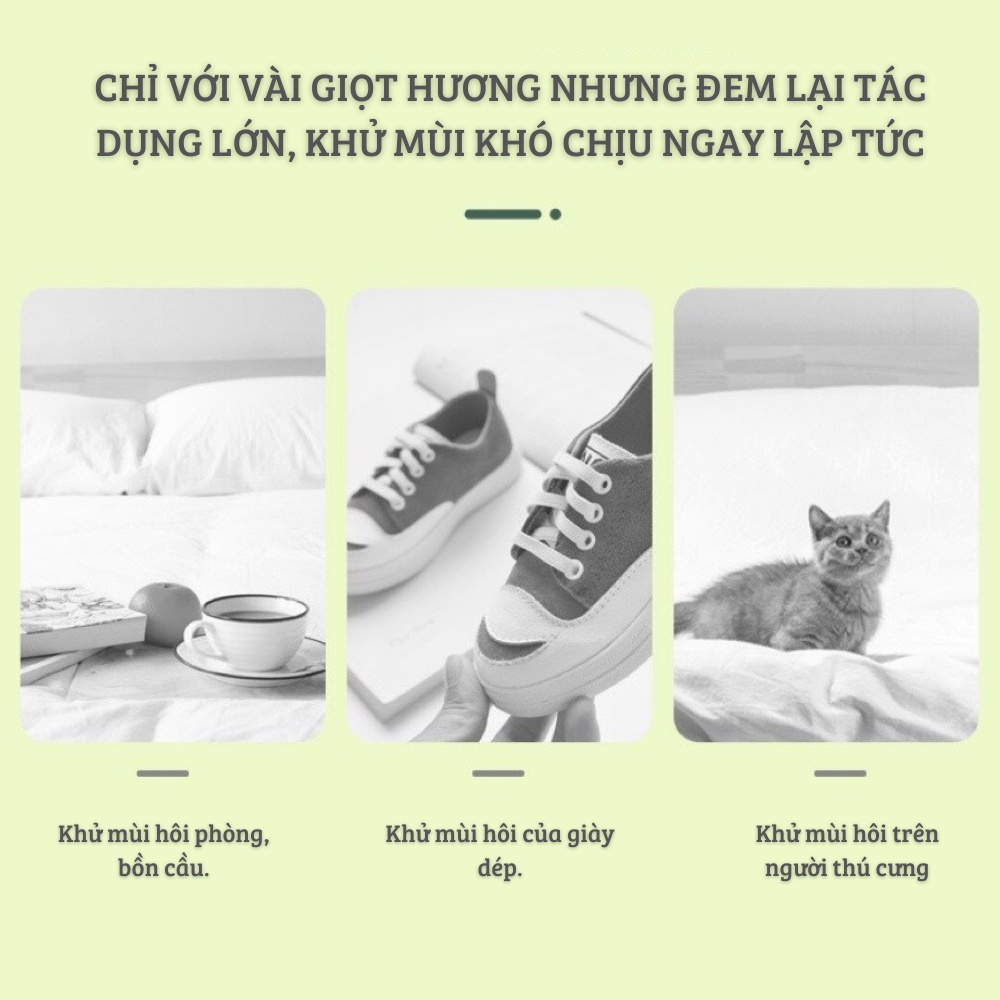 Tinh Dầu Thơm MAIBA Khử Mùi Giầy Dép Bồn Cầu Nhà Vệ Sinh Lau Sàn 50ml