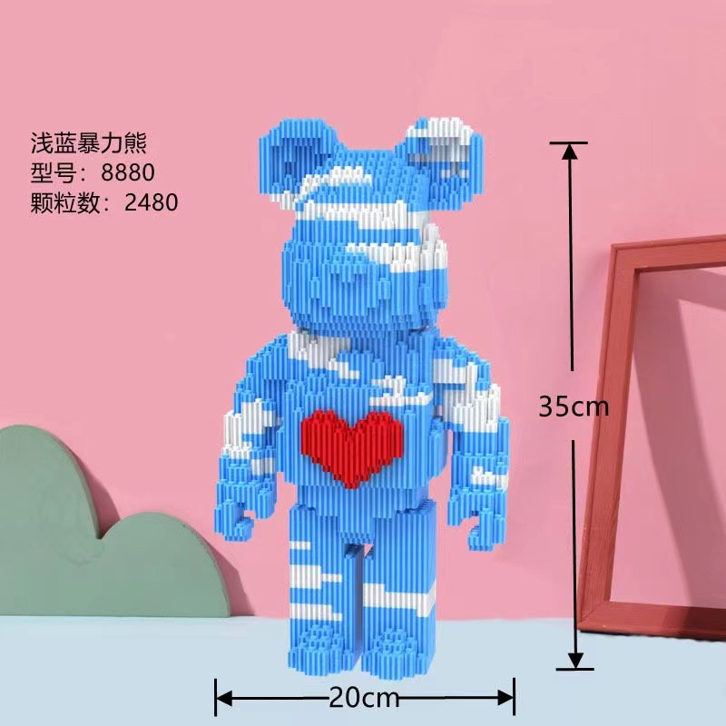 Mô Hình Đồ Chơi Lắp Ráp Gấu Violent Cho Bé