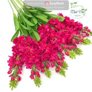 Hoa giả hoa lụa- Cành Hoa Phi Yến 90cm đủ màu ❤️