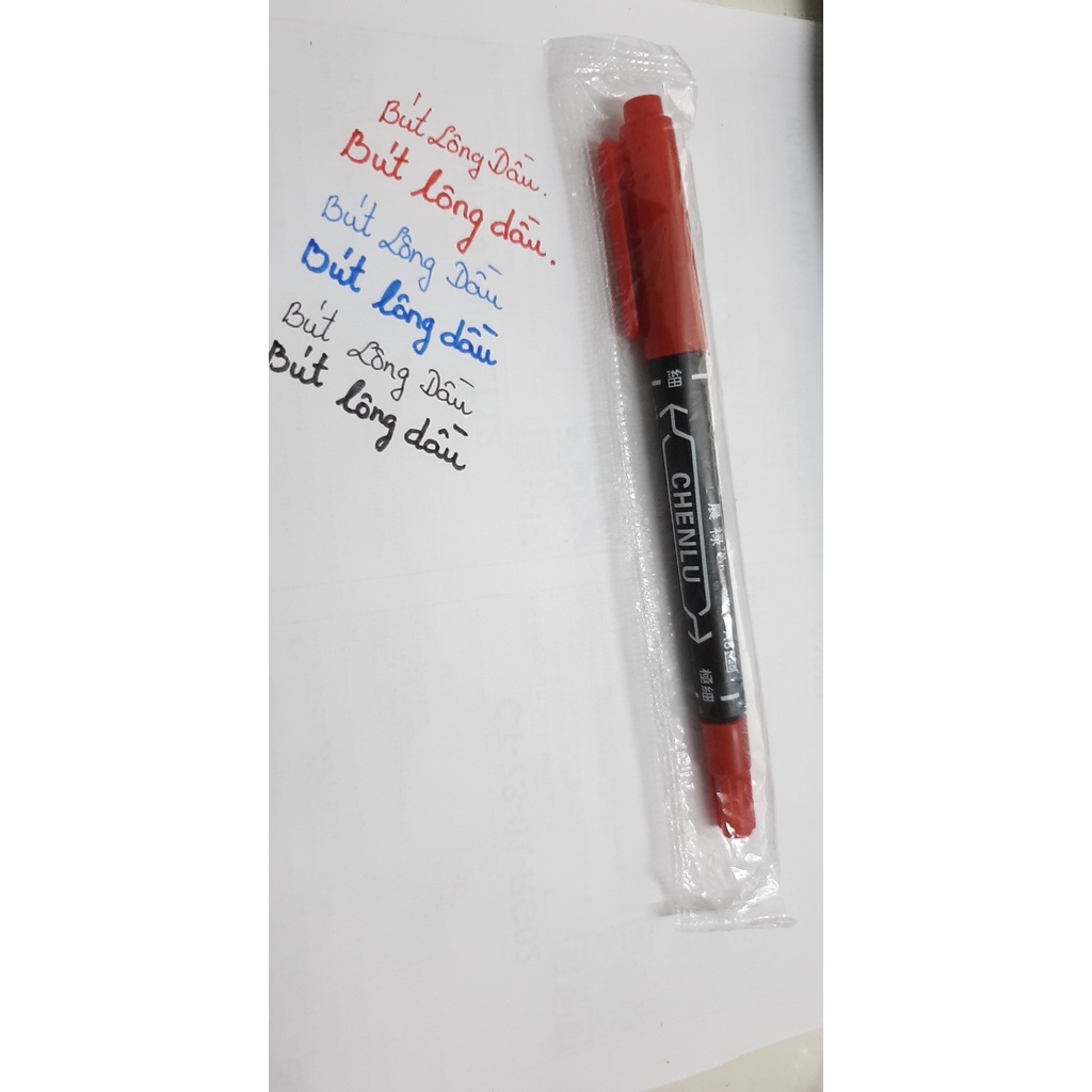 Bút long dầu 2 đầu Marker sắc nét
