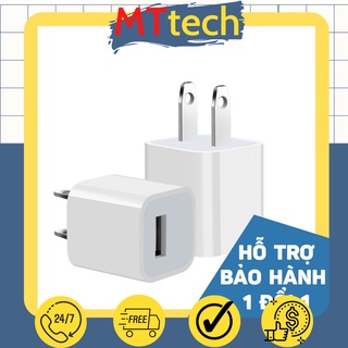 Cóc sạc 5w usb nguyên hộp chuẩn store, cóc sạc vuông, củ sạc cho các dòng 5, 6, 7, 8, x, 11, 12 - củ sạc nhanh - mttech