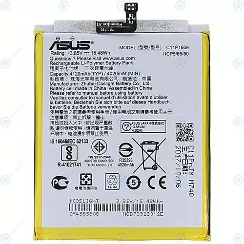 Pin Asus Zenfone C, Zenfone Go,Zenfone 3 Max 5.2 ,Zenfone 3 Max 5.5, Zenfone 6, Zenfone 2 Lazer, Zenfone(2018), C11P1708