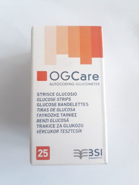 Que Thử Đường Huyết OGCare Hộp 25 - 50 que