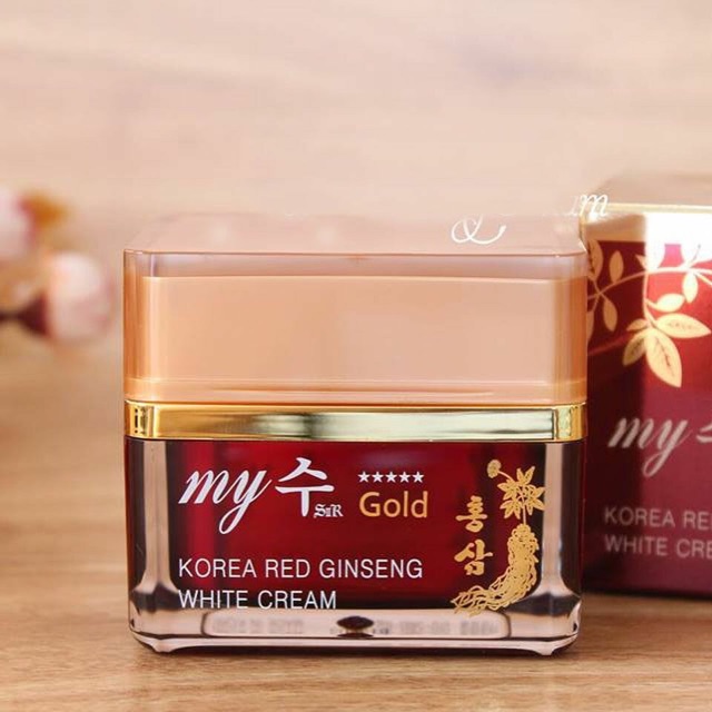 Kem hồng sâm My Gold Red Ginseng White Cream