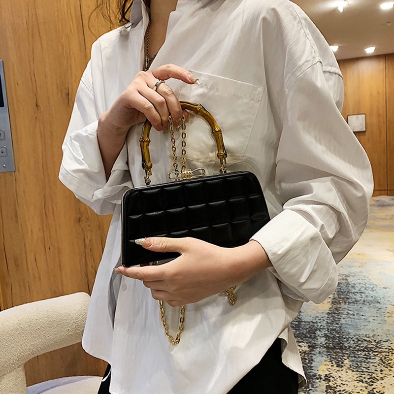 Túi Đeo Vai Dáng Vuông Cầm Tay Chất Liệu Acrylic Thời Trang Cho Nữ