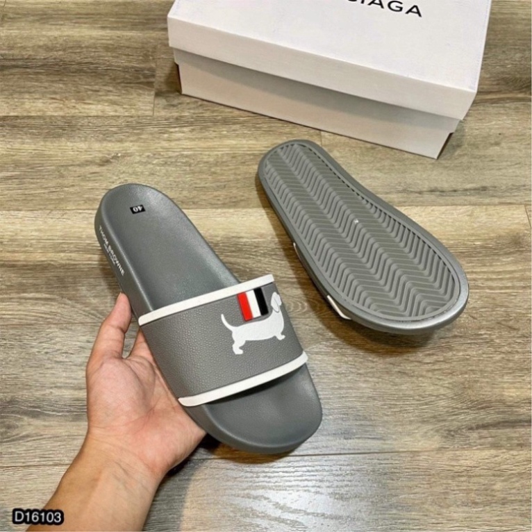 [ FREE SHIP ] Dép Nam Thom Browne - Dép thời trang nam mới nhất - Có Hộp Tặng Kèm