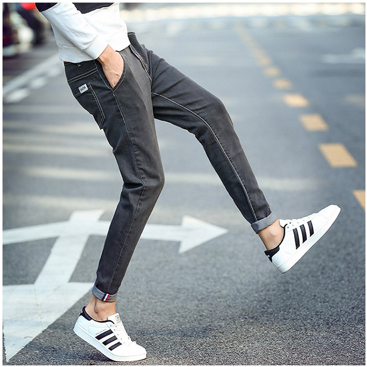 Quần jean đũng rộng co giãn LK512 390k 195k