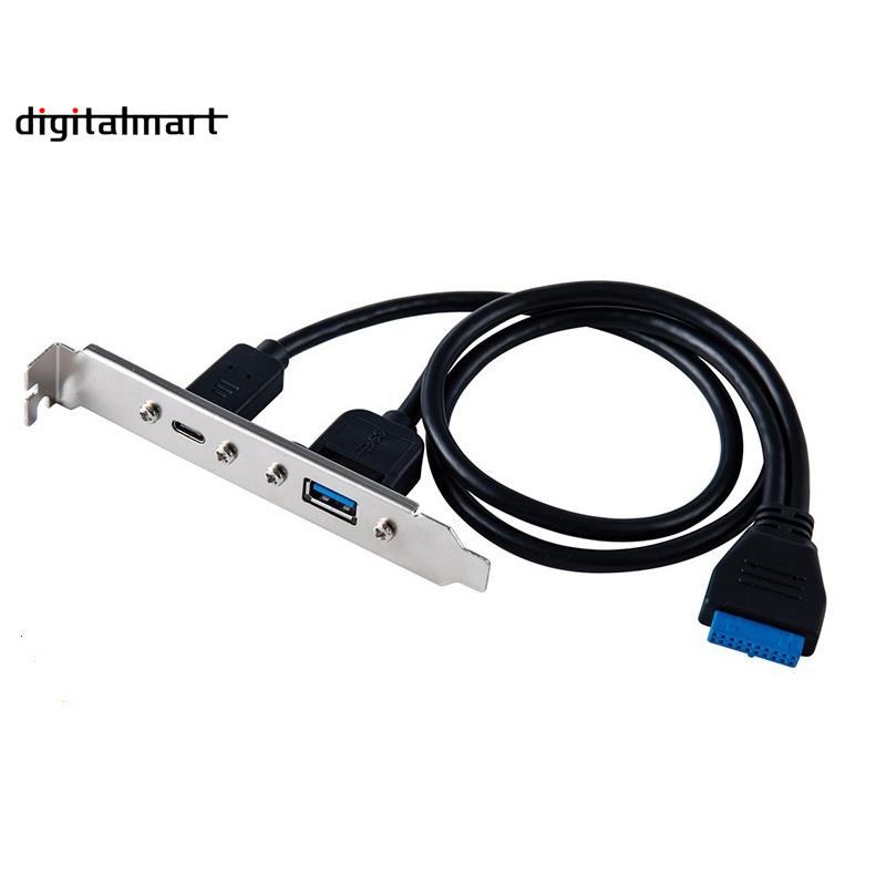Cáp chuyển đổi 20Pin USB3.0 sang USB 3.1 Type-C 20 PIN USB-C cho máy tính
 | BigBuy360 - bigbuy360.vn