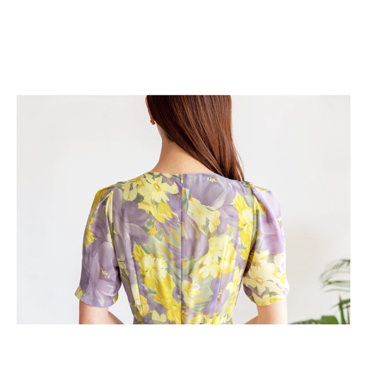 Váy hoa vàng Xecop