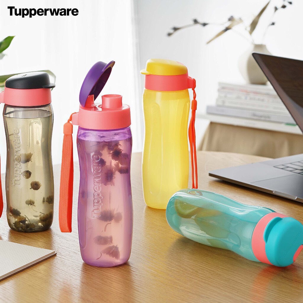 Bình đựng nước nhựa Tupperware Eco Bottle Gen II 310ml / 500ml / 750ml /1L bình nhựa nguyên sinh an toàn sức khỏe