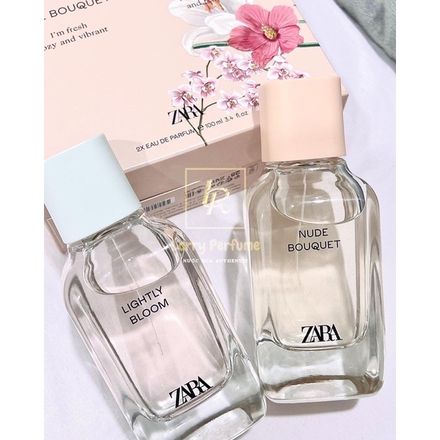 Set Nước Hoa Nữ Cao Cấp Z.a.r.a Nude Bouquet + Lightly Bloom EDP