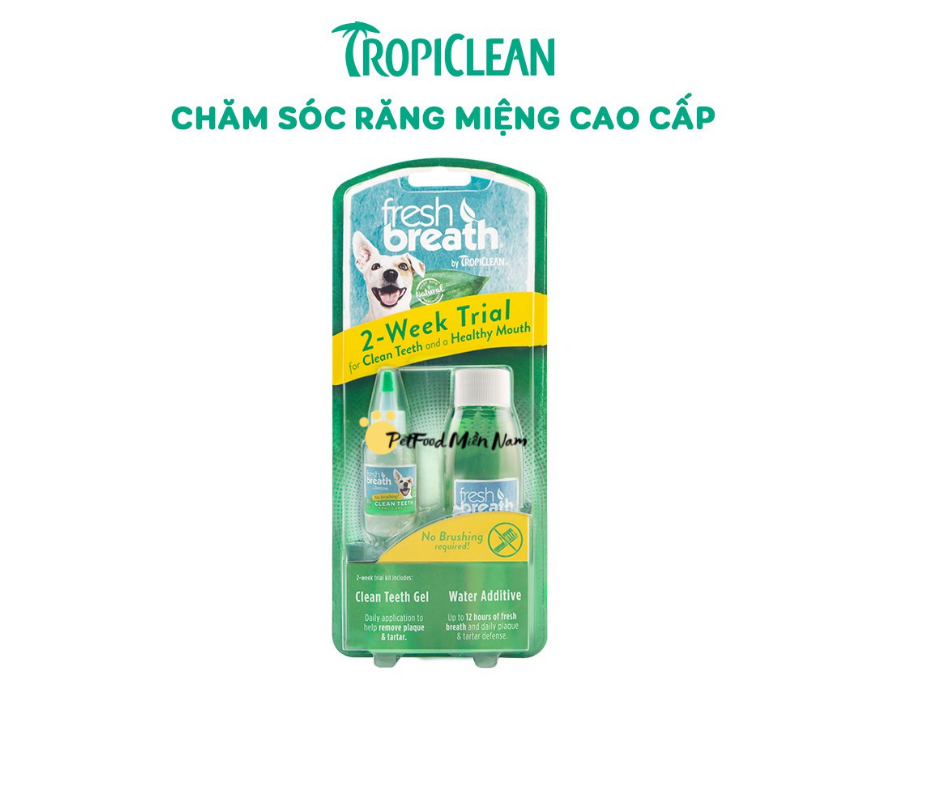 Bộ chăm sóc răng miệng cho chó Tropiclean