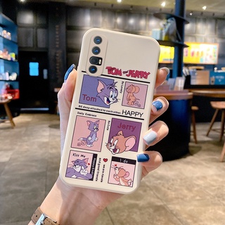 Ốp Điện Thoại Tpu Silicon Chống Sốc In Hình Tom Và Jerry Cho Oppo Reno 3 Pro 4 Pro 5 Pro