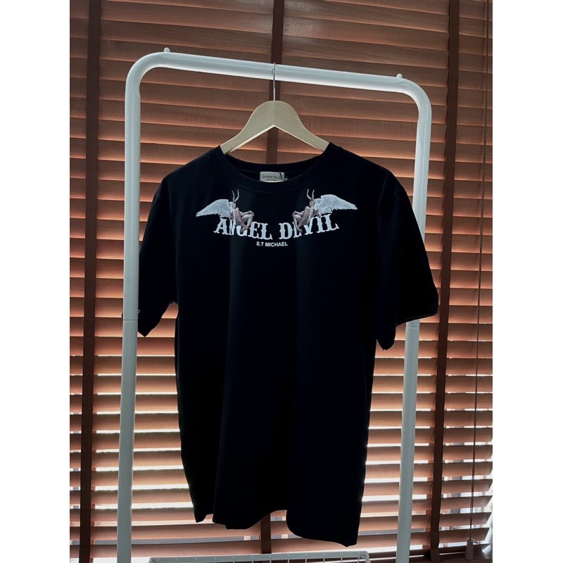 Áo thun tay lỡ Angels Devil, áo thun nam nữ unisex, streetwear_vn | BigBuy360 - bigbuy360.vn