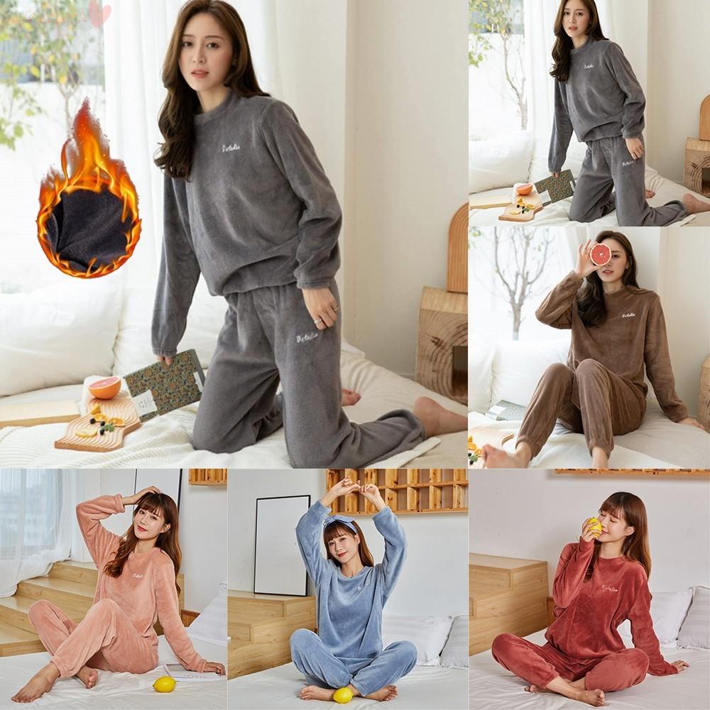 Bộ đồ ngủ vải flannel thời trang mùa đông cho nữ
 | BigBuy360 - bigbuy360.vn