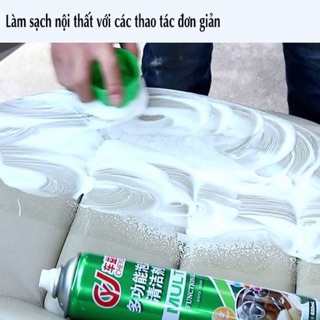 Bình xịt bọt làm sạch đồ da