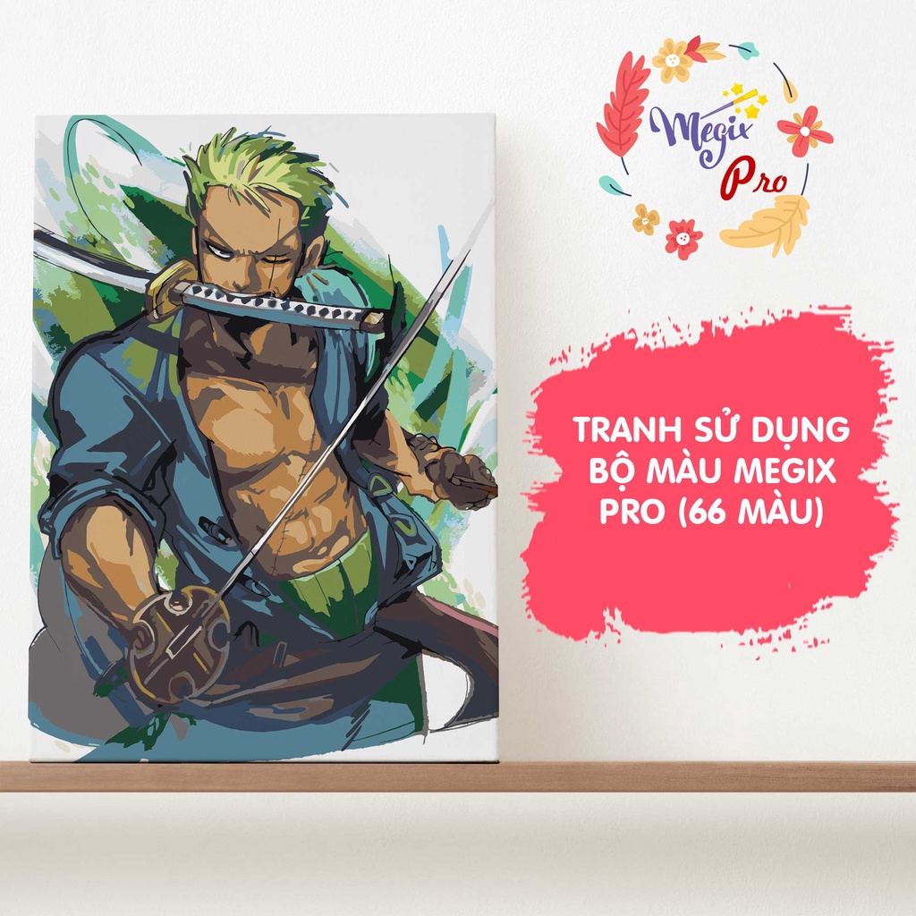 Tranh tô màu số hóa - TRANH ANIME - One Piece