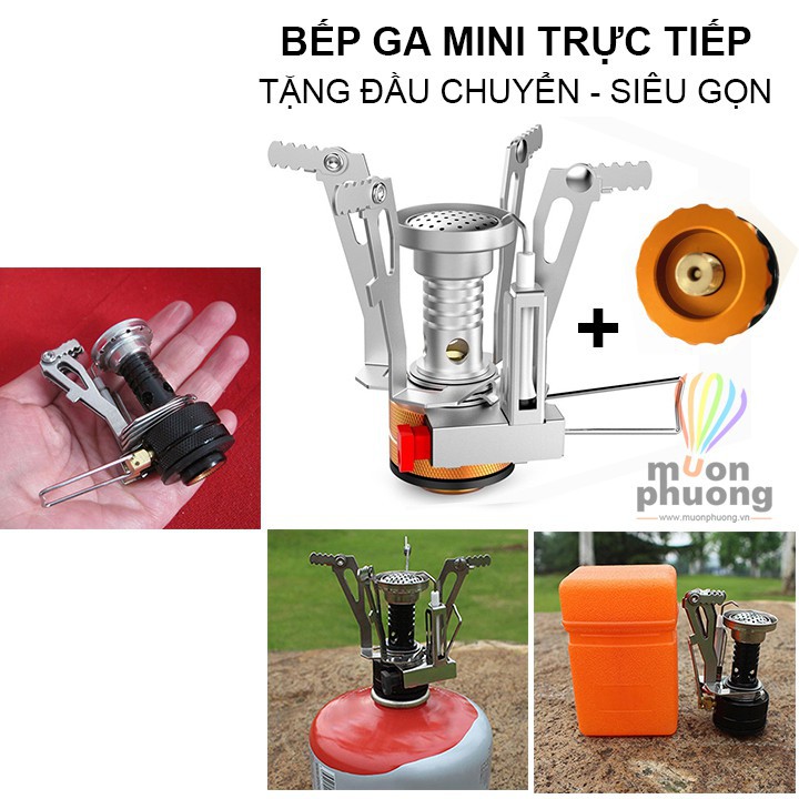 Bếp ga dã ngoại mini gắn trực tiếp vào bình - MUÔN PHƯƠNG SHOP