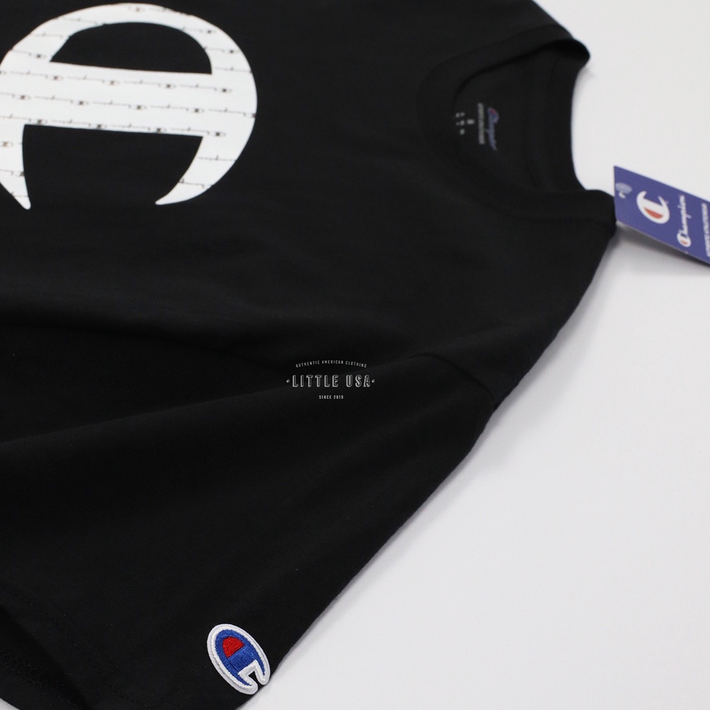 Áo CHAMPION® TAGLESS Pinstripe Logo - Unisex Nam Nữ