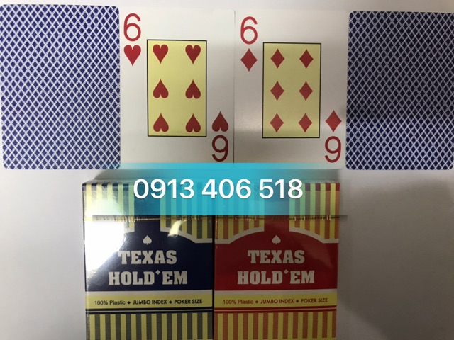 Bài nhựa Texas Hold em chơi poker giá rẻ