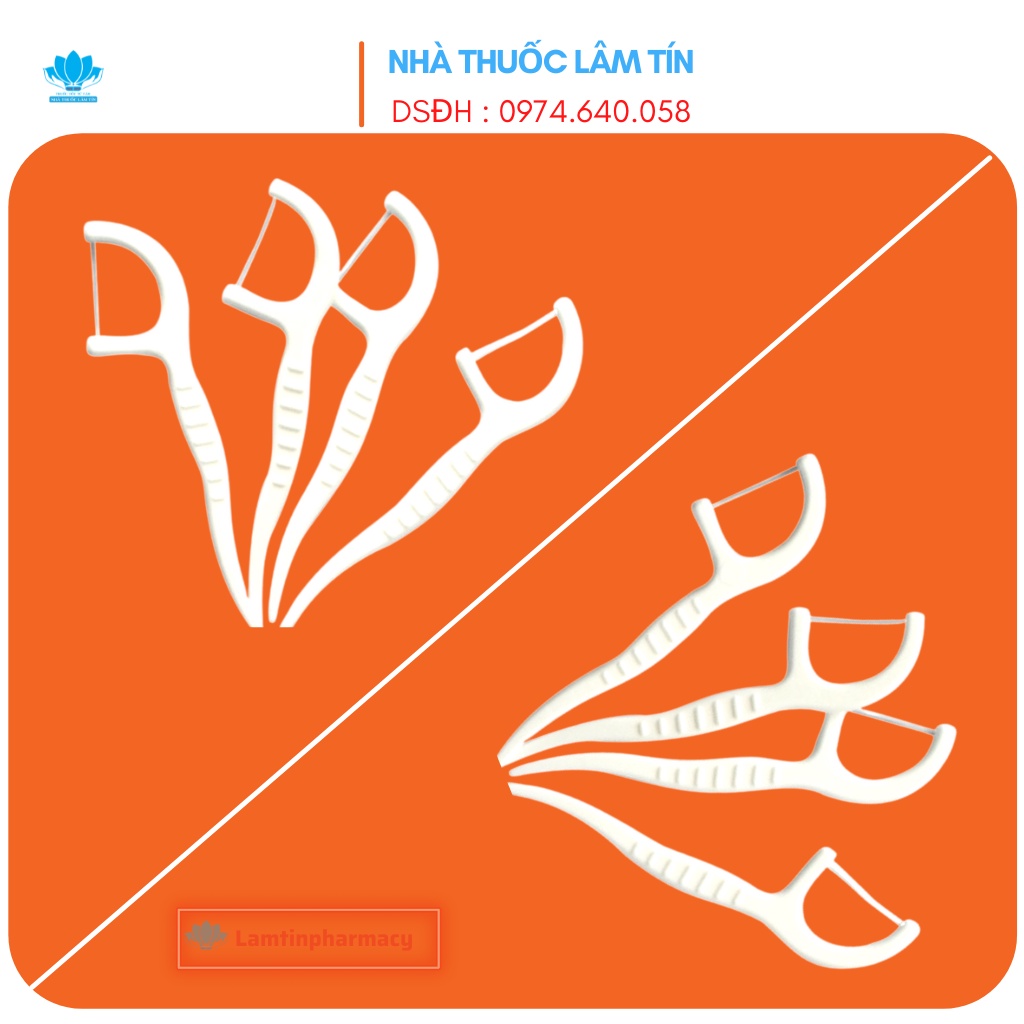 TĂM CHỈ NHA KHOA Okamura - Tăm kẽ nha khoa Nhật Bản Chính hãng ( Gói 90 cây )