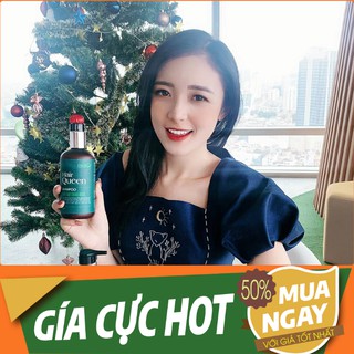 Combo Dầu Gội- Xả Hair Queen cho tóc gãy rụng, phục hồi tóc hư tổn