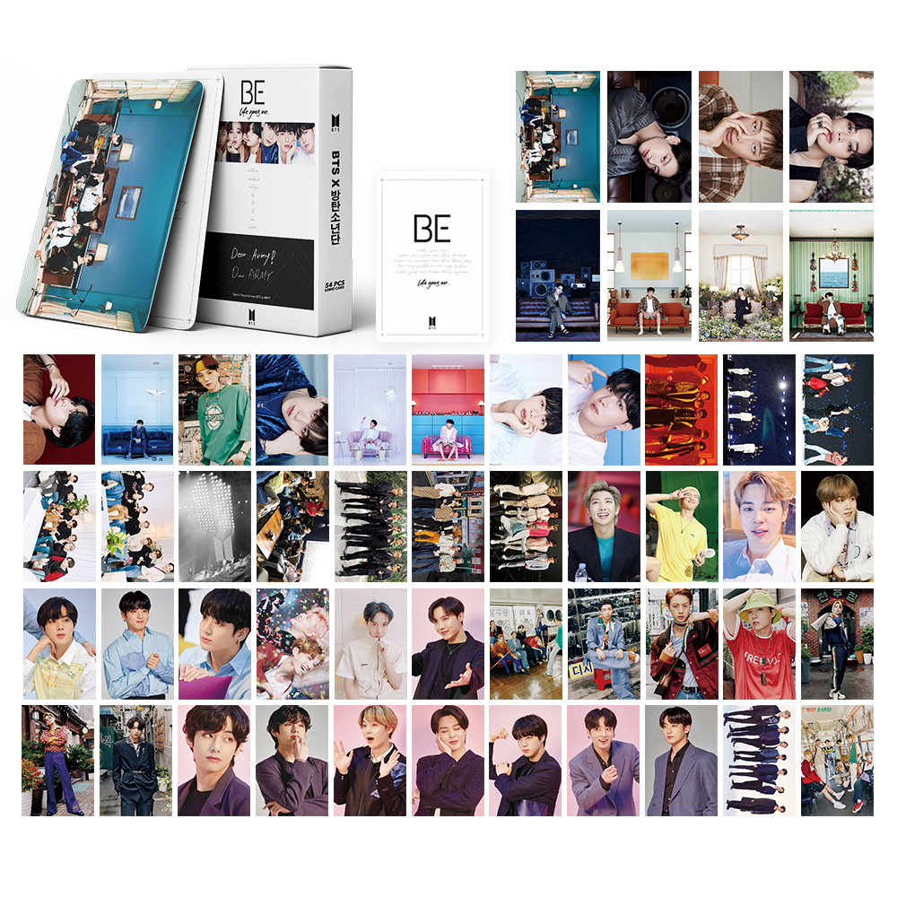 Set 54 Thẻ Hình Lomo Nhóm Nhạc Bts Blackpink Exo Nct Stray