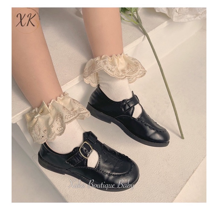 Tất Cổ Ren Trắng Bé Gái, Tất Vớ hotmoon Quảng Châu Cao Cấp Cho Bé Gái Từ 1 - 11 tuổi