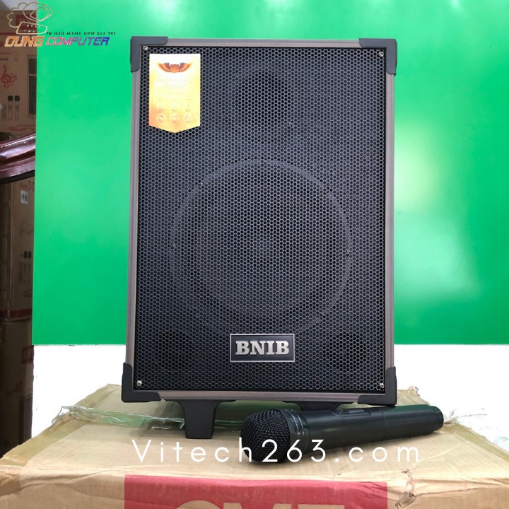 Loa kéo di động BNIB -T8 Hát karaoke , nghe nhạc - tặng 2 tay mic - BASS 20 - bảo hành 12 tháng