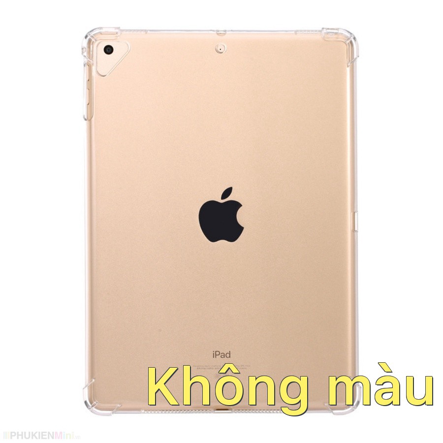 Ốp lưng dẻo màu trong suốt chống va đập 4 góc cho iPad Air/Air2/Pro 9.7/iPad 9.7 2017/iPad 9.7 2018 giá rẻ