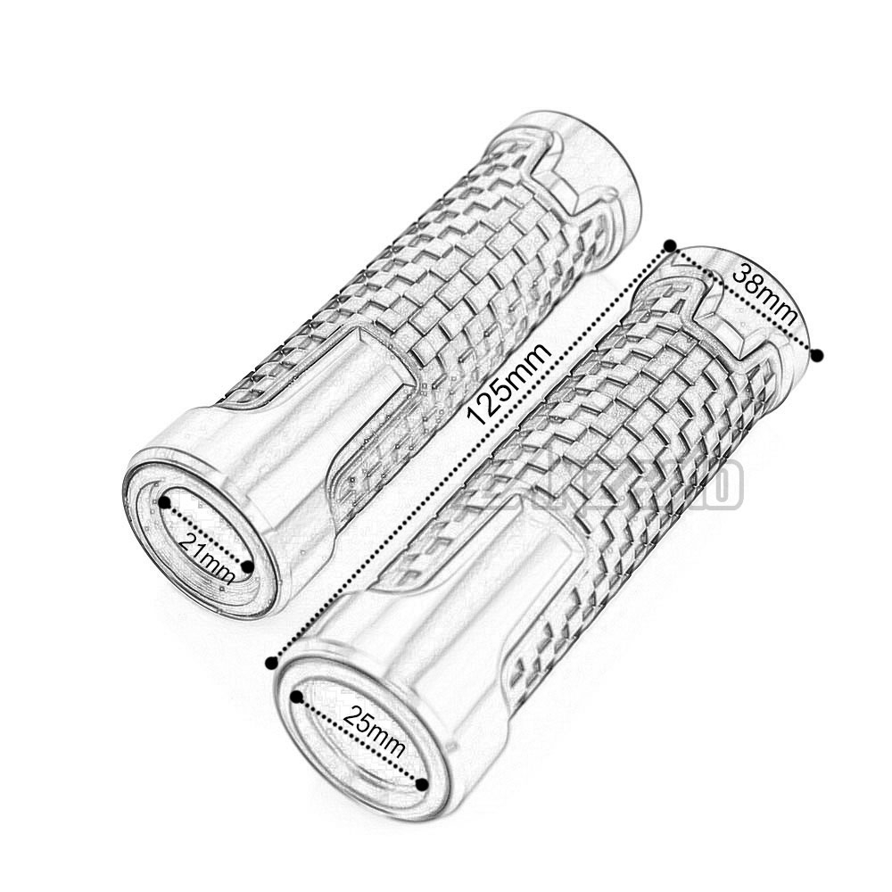 Vỏ bọc tay lái xe mô tô bằng cao su thời trang cho Kawasaki Z1000 Z100Sx