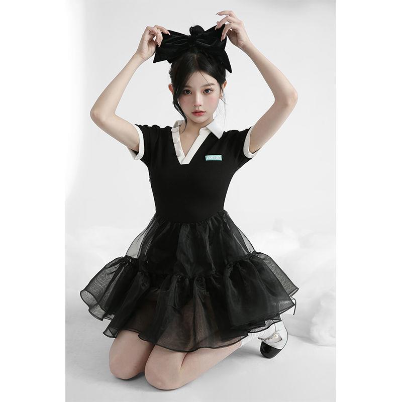 Đầm Cổ Polo Tay Ngắn Phong Cách Mới Dành Cho Nữ Thời Trang Mùa Hè 2022