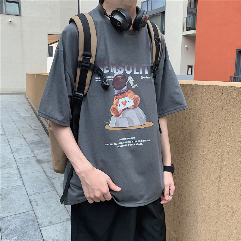 [7 Ngày đổi trả nếu không hài lòng]Áo thun form rộng tay lỡ, áo thun nữ, áo phông rộng dáng unisex in SENSOLITS NTL110 | BigBuy360 - bigbuy360.vn