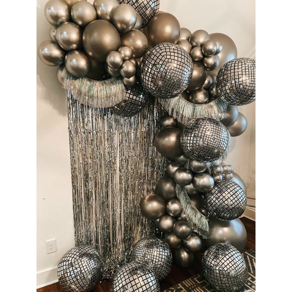 Bóng tròn 4D hoạ tiết chủ đề safari thú rừng size 22&quot; 40cm