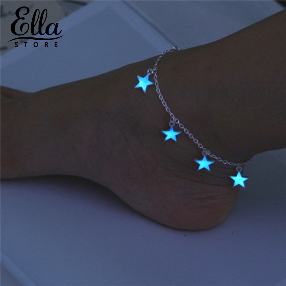 Vòng đeo chân mặt ngôi sao phát sáng trong đêm thời trang cho nữ | BigBuy360 - bigbuy360.vn
