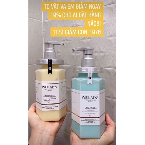 Bộ dầu gội đầu phục hồi tóc chiết xuất nấm Truffle